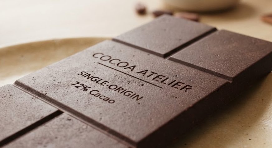 72% Single-Origin Dark Bar — detail view