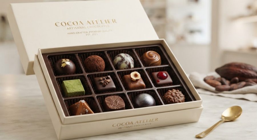 Assorted Truffle Box of 12 — alternate view