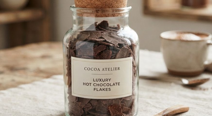 Hot Chocolate Flakes 250g — detail view