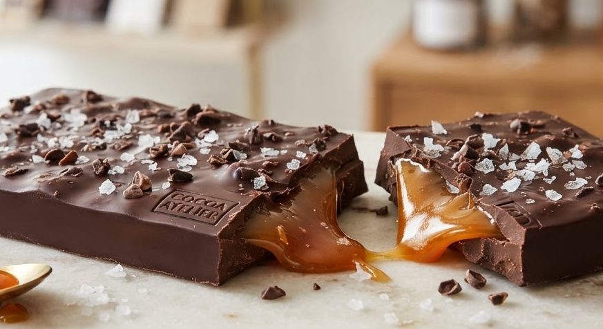 Sea Salt Caramel Bar — detail view
